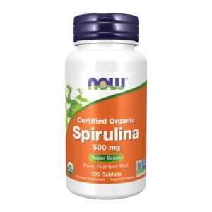 NOW SPIRULINA 500MG B100 TABLETS