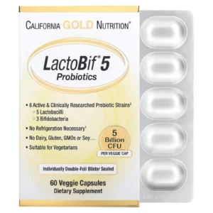 CALIFORNIA GOLD NUTRITION LACTOBIF PROBIOTICS B60 COMP