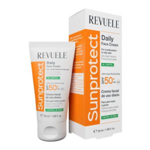 REVUELE DAILY FACE CREAM SPF50 CREMA FACIAL DE USO DIARIO OIL CONTROL 50ML