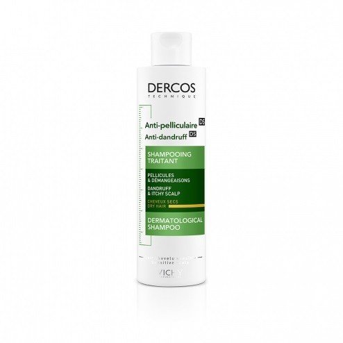 VICHY DERCOS ANTI-PELLICULAIRE SHAMPOOING TRAITANT ANTI-PELLICULAIRE CHEVEUX SECS 200ML